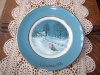 Vintage Avon 1976 "Bringing Home The Tree!" Plate by Enoch Wedgwood!